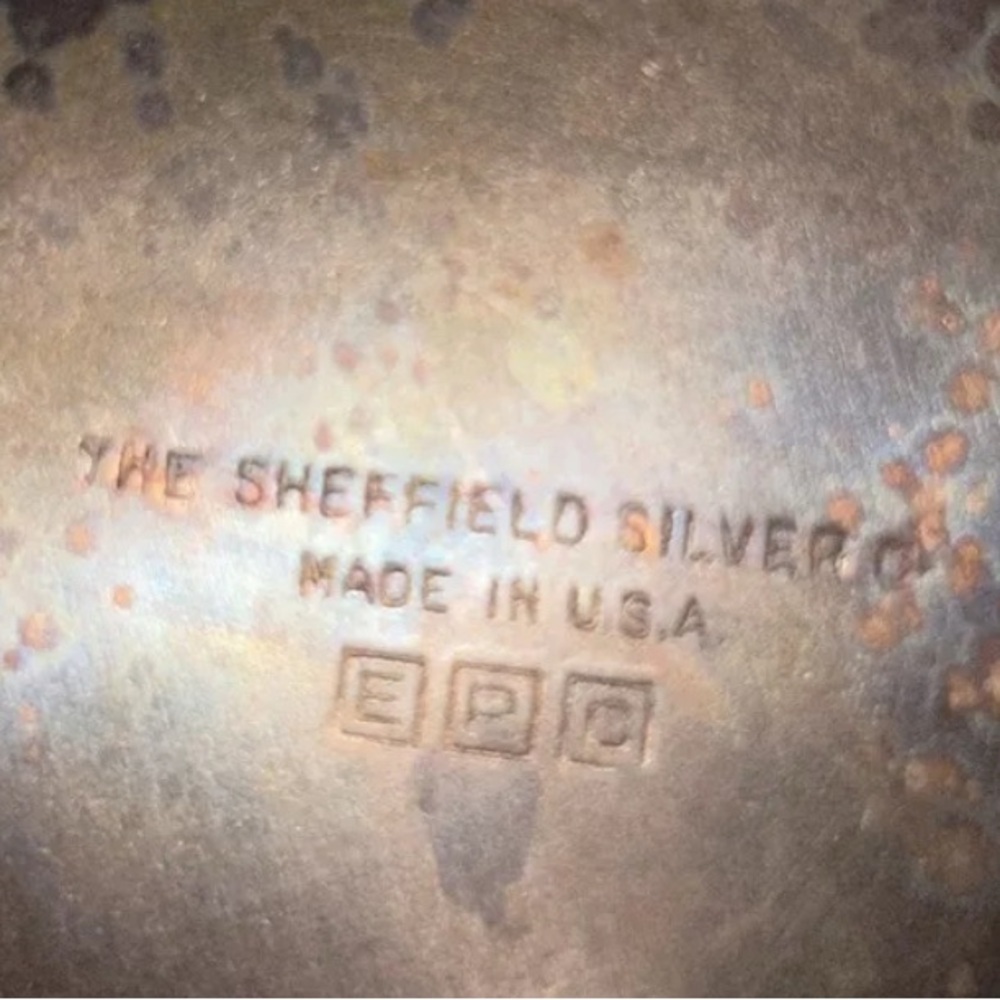 THE SHEFFIELD SILVER CO Made In USA TALL WATER PITCHER 9.5" - Picture 2 of 2